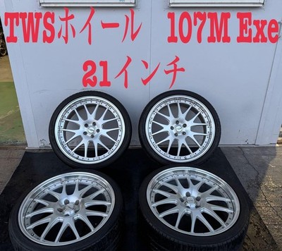 JDM TWS 107M Exe 21-inch wheels for 30 Alphard (No Tires)