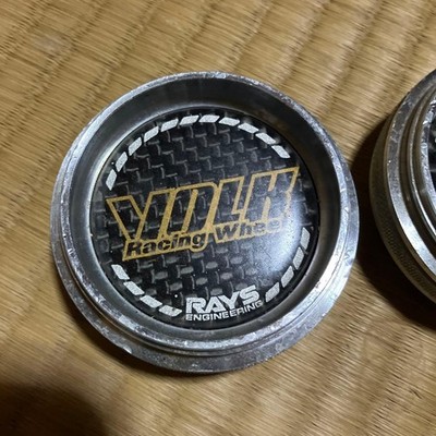 JDM RAYS VOLK Racing Wheel Center Cap 4-Individual Set (No Tires) - Image 3