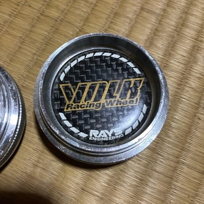 JDM RAYS VOLK Racing Wheel Center Cap 4-Individual Set (No Tires) - Image 4