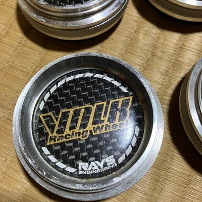 JDM RAYS VOLK Racing Wheel Center Cap 4-Individual Set (No Tires) - Image 5