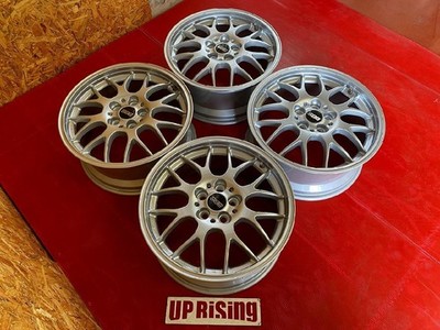 JDM FORGED BBS RG714H 17x7.5J 100 5H +48 Hub 56 ♪ Wheel only 4-Wheel Set ♪ Fo (No Tires) - Image 2