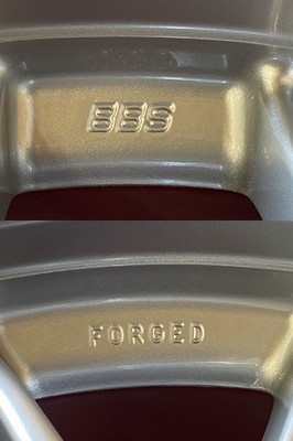 JDM FORGED BBS RG714H 17x7.5J 100 5H +48 Hub 56 ♪ Wheel only 4-Wheel Set ♪ Fo (No Tires) - Image 9