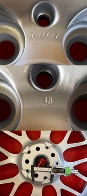 JDM FORGED BBS RG714H 17x7.5J 100 5H +48 Hub 56 ♪ Wheel only 4-Wheel Set ♪ Fo (No Tires) - Image 10