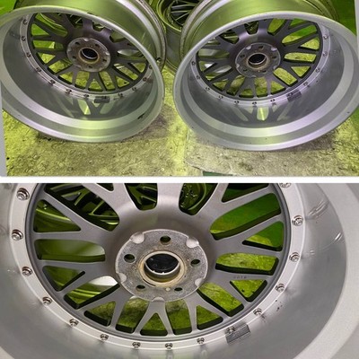 JDM Rare limited color matte gunmetal BBS LM 18 PCD100 5H LM247 7.5J + (No Tires) - Image 8