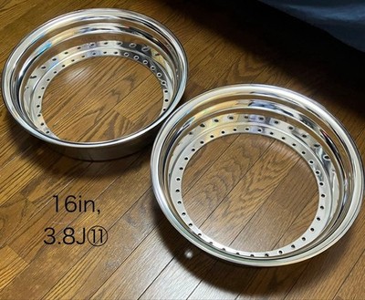 JDM BBS 16-inch 3.8J Imported Outer Lip 2 pieces ⑪ (No Tires)