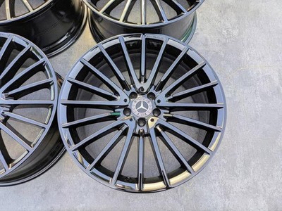 JDM Mercedes-Benz AMG W223 S-Class Genuine 21-inch Black 4-Wheel Set (No Tires) - Image 2
