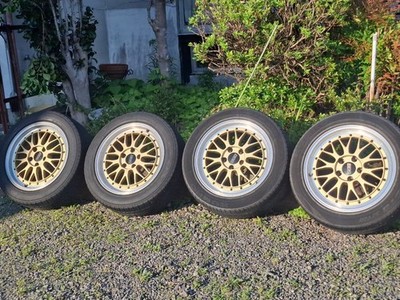 JDM BBS LM 17-inch gold wheel 4-Wheel Set (No Tires)