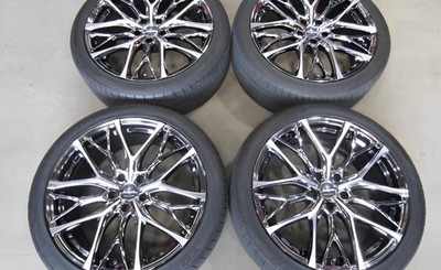 JDM 20-inch Weds Kranze Wheel and Tire 4-Wheel Set (No Tires)
