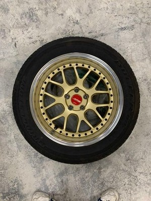 JDM AME Shallen VMX 19in 8J with tires 2-Wheel Set (No Tires) - Image 2
