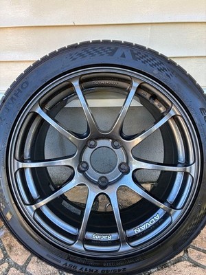 JDM ADVAN Racing RZ 17-inch wheels and 4-pack of tires (No Tires) - Image 7