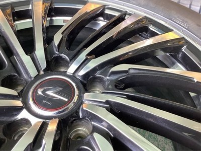 JDM Used+ Weds Leonis FS 18x7J 5H 114.3 +47 4-Wheel Set of 4 225/60R18 F (No Tires) - Image 3