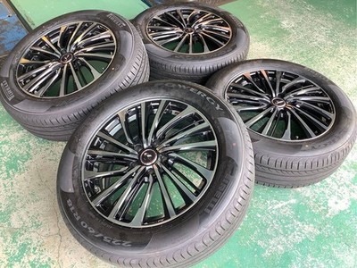 JDM Used+ Weds Leonis FS 18x7J 5H 114.3 +47 4-Wheel Set of 4 225/60R18 F (No Tires) - Image 9