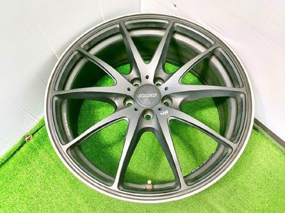 JDM RAYS 18x7.5J +48 5-hole 100 Used Aluminum Wheel 4-Wheel Set Miyagi Prefe (No Tires) - Image 3