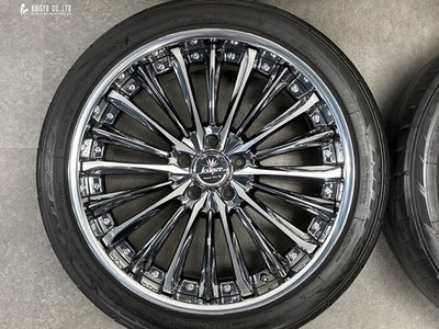 JDM Weds Kranze Wilhelm 20in 8.5J +37 PCD114.3 NT555 245/40R20 for Alp (No Tires) - Image 3