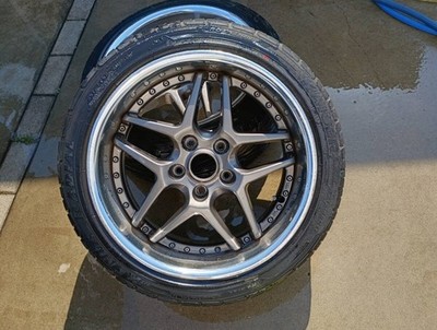 JDM Rare Gunmetal BLITZ Racing TYPE-03 A356 EK 17-inch Wheels 2-Wheel Set 1 (No Tires)