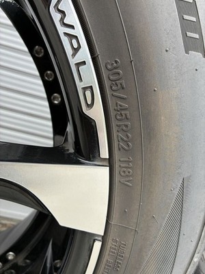 JDM WALD Valdo 22-inch Aluminum Wheels and Tires 4-Wheel Set for Land C (No Tires) - Image 10