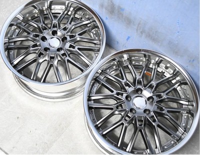 JDM Rare deep-dish LOWENHART Canvell XJ 20x8.5J/9.5J 5H-114.3 +18/+15 T (No Tires) - Image 3