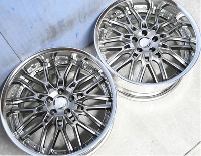 JDM Rare deep-dish LOWENHART Canvell XJ 20x8.5J/9.5J 5H-114.3 +18/+15 T (No Tires) - Image 4