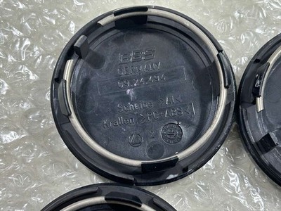 JDM 4 pieces Book item BBS center caps 09.24.494 black with silver let (No Tires) - Image 6