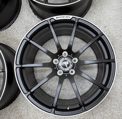 JDM Genuine Mercedes-Benz C63 Black Series 19-inch Wheel Set 4-Piece S (No Tires) - Image 4