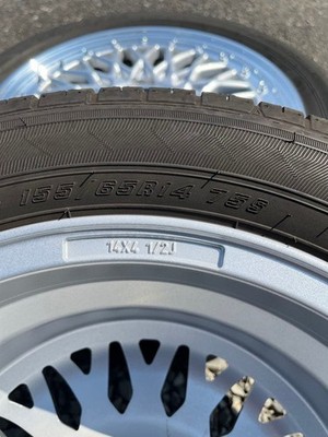 JDM Kyoho AME STEINER FTX 14-inch Tire and Wheel 4-Wheel Set (No Tires) - Image 8