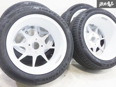 JDM Roadster Size STEALTH RACING SPEC-01 15x7J +30 4-100 Deep Con Whee (No Tires) - Image 8