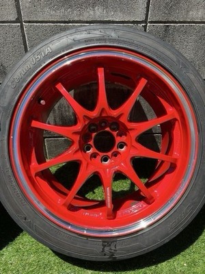 JDM RAYS VOLKRACING ce28cr ClubRacer PCD100 5H 17inch 8J +38 4-Wheel Set Ray (No Tires) - Image 8