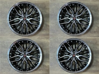 JDM Steiner LMX 4-Wheel Set 18x7.5J +48 PCD114.3 5H STEINER AME Wheel Only 80 (No Tires)
