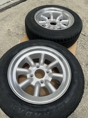 JDM Starting bid: 1 yen. Watanabe Eight Spoke 146.5j A-type PCD114.3 4 (No Tires) - Image 2