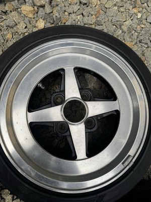 JDM Old car WORK Equip 01 14-inch 6J +12 PCD114 4H br WORK (No Tires) - Image 2