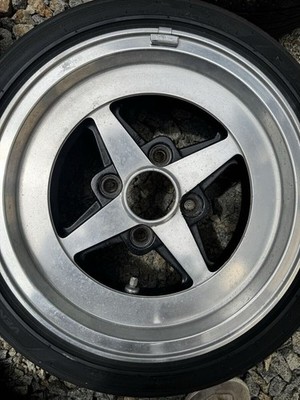 JDM Old car WORK Equip 01 14-inch 6J +12 PCD114 4H br WORK (No Tires) - Image 5