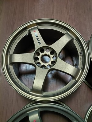 JDM RAYS NISMO LM GT4 18x9.5J+12 PCD114.35 Bronze TE37 br RAYS (No Tires) - Image 4
