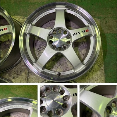 JDM Rare 17-inch lightweight forged NISMO LMGT4 7.5J +40 PCD114.3 5H 4 (No Tires) - Image 5
