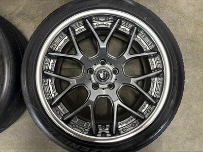 JDM Used WEDS 4-Wheel Set 19x8.5J +26 PCD 112 245/40ZR19 98Y tires (No Tires) - Image 4