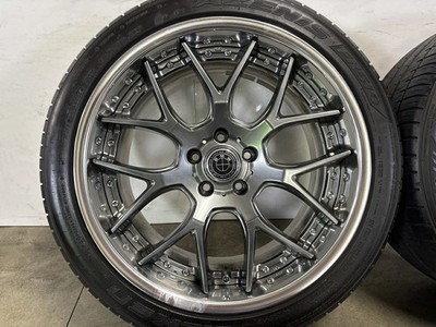 JDM Used WEDS 4-Wheel Set 19x8.5J +26 PCD 112 245/40ZR19 98Y tires (No Tires) - Image 5