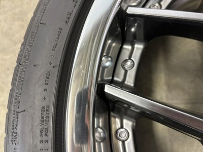 JDM Used WEDS 4-Wheel Set 19x8.5J +26 PCD 112 245/40ZR19 98Y tires (No Tires) - Image 9