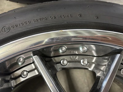 JDM Used WEDS 4-Wheel Set 19x8.5J +26 PCD 112 245/40ZR19 98Y tires (No Tires) - Image 10