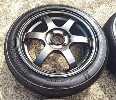 JDM Ultra-lightweight Rays VOLKRACING TE37 Sonic luxury set Includes 2 (No Tires) - Image 2