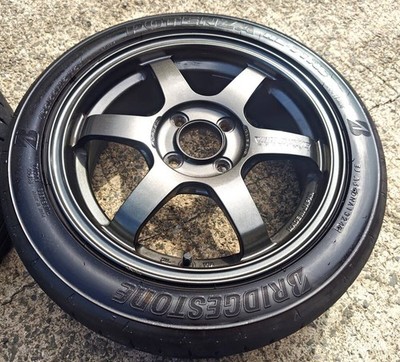 JDM Ultra-lightweight Rays VOLKRACING TE37 Sonic luxury set Includes 2 (No Tires) - Image 3