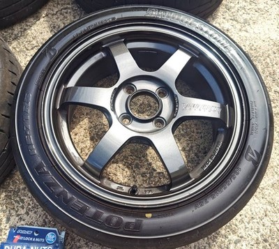 JDM Ultra-lightweight Rays VOLKRACING TE37 Sonic luxury set Includes 2 (No Tires) - Image 4