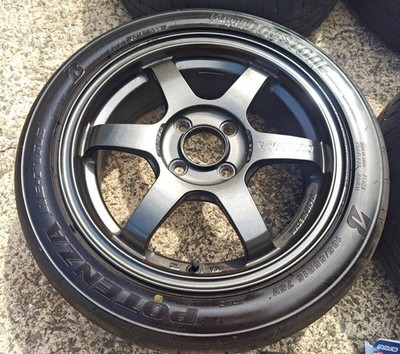 JDM Ultra-lightweight Rays VOLKRACING TE37 Sonic luxury set Includes 2 (No Tires) - Image 5