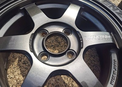 JDM Ultra-lightweight Rays VOLKRACING TE37 Sonic luxury set Includes 2 (No Tires) - Image 6