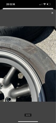 JDM Starting Bid 1 Yen Rare RS Watanabe 14x7J +8 PCD100 4H 8-spoke 4-Bo (No Tires) - Image 3