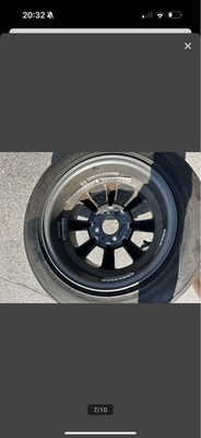 JDM Starting Bid 1 Yen Rare RS Watanabe 14x7J +8 PCD100 4H 8-spoke 4-Bo (No Tires) - Image 7