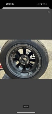 JDM Starting Bid 1 Yen Rare RS Watanabe 14x7J +8 PCD100 4H 8-spoke 4-Bo (No Tires) - Image 9