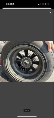 JDM Starting Bid 1 Yen Rare RS Watanabe 14x7J +8 PCD100 4H 8-spoke 4-Bo (No Tires) - Image 10