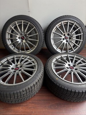 JDM Genuine Subaru STI 17-inch aluminum wheels 215/45/17 Dunlop WM03 (No Tires)