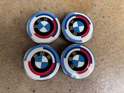 JDM Genuine BMW M50th Anniversary Limited Edition Wheel Center Caps 56 (No Tires)