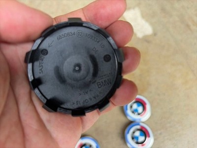 JDM Genuine BMW M50th Anniversary Limited Edition Wheel Center Caps 56 (No Tires) - Image 3
