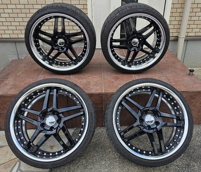JDM 19-inch wheels deep rim Lowenhart Campbell rare postage cash on de (No Tires)